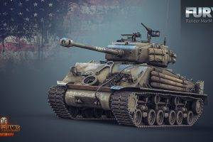 World Of Tanks, Wargaming, Video Games, M4 Sherman, M4 Sherman Fury