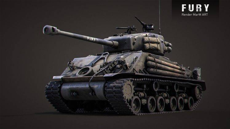 World Of Tanks, Wargaming, Video Games, M4 Sherman, M4 Sherman Fury HD Wallpaper Desktop Background