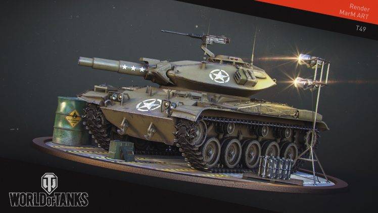 World Of Tanks, Wargaming, Video Games, T49 HD Wallpaper Desktop Background