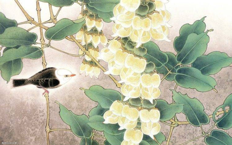 birds, Flowers, Nature HD Wallpaper Desktop Background