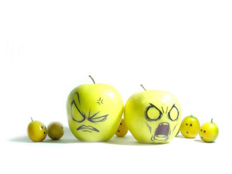 humor, Fruit, Apples HD Wallpaper Desktop Background