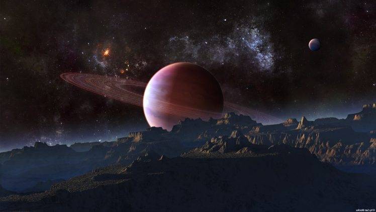 space, Planetary Rings, Planet HD Wallpaper Desktop Background