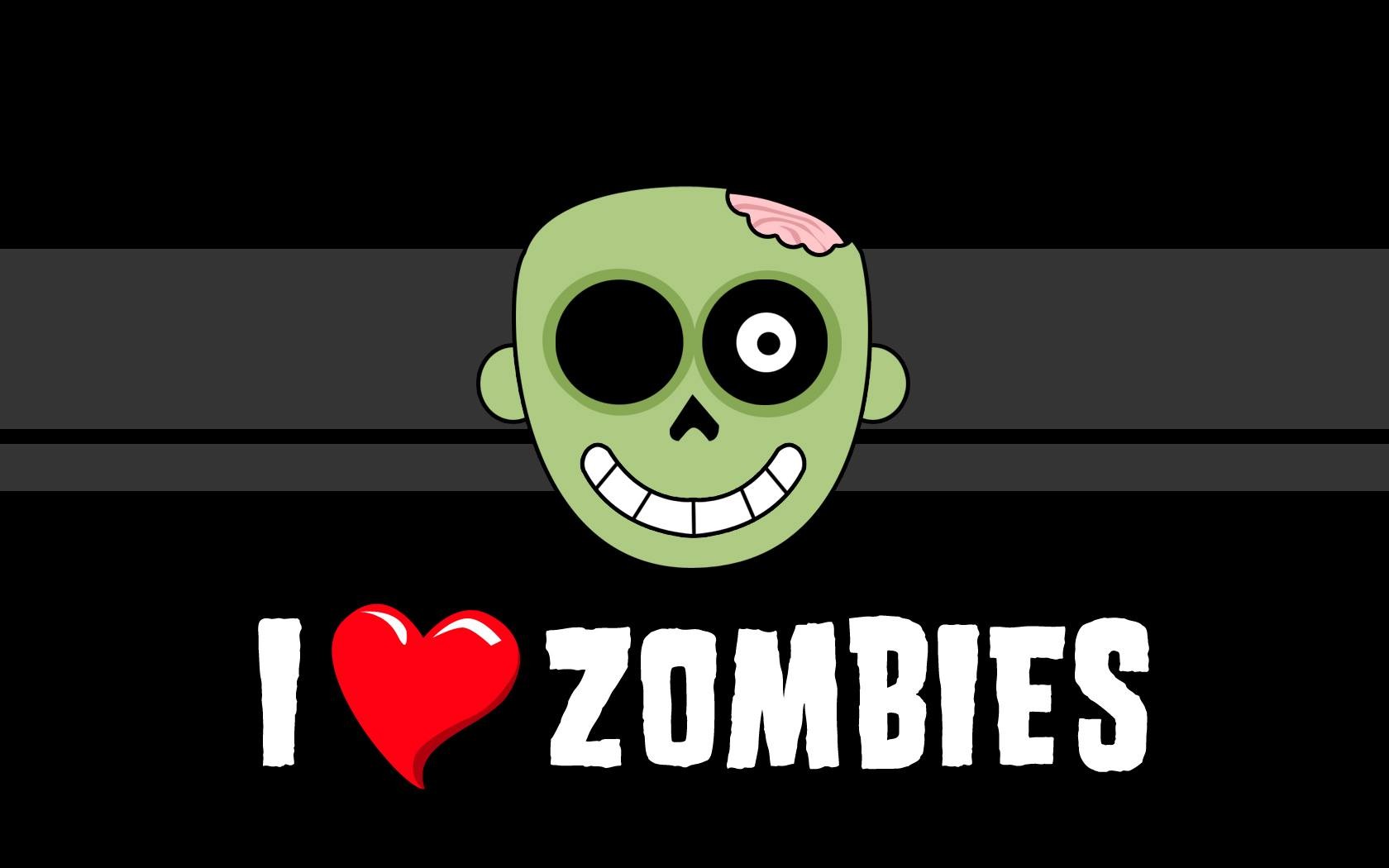 zombies, Typography Wallpaper