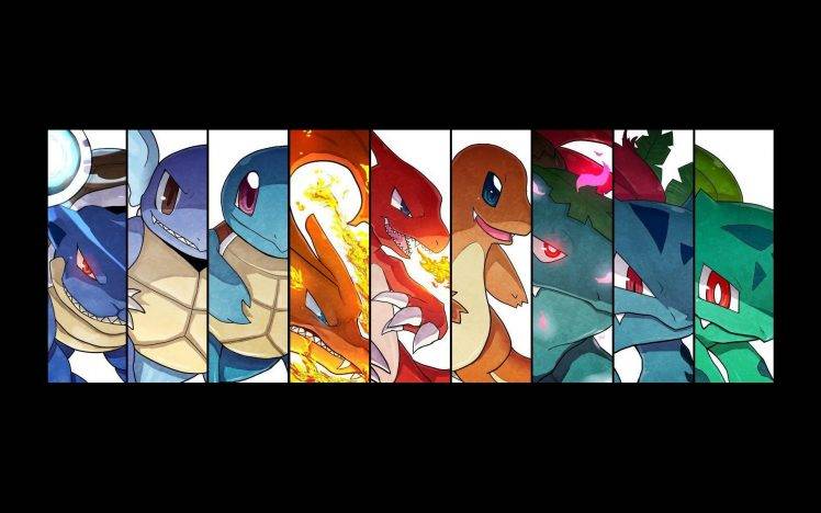 Ivysaur, Charmeleon, Pokemon, Charizard, Pokemon First Generation HD Wallpaper Desktop Background