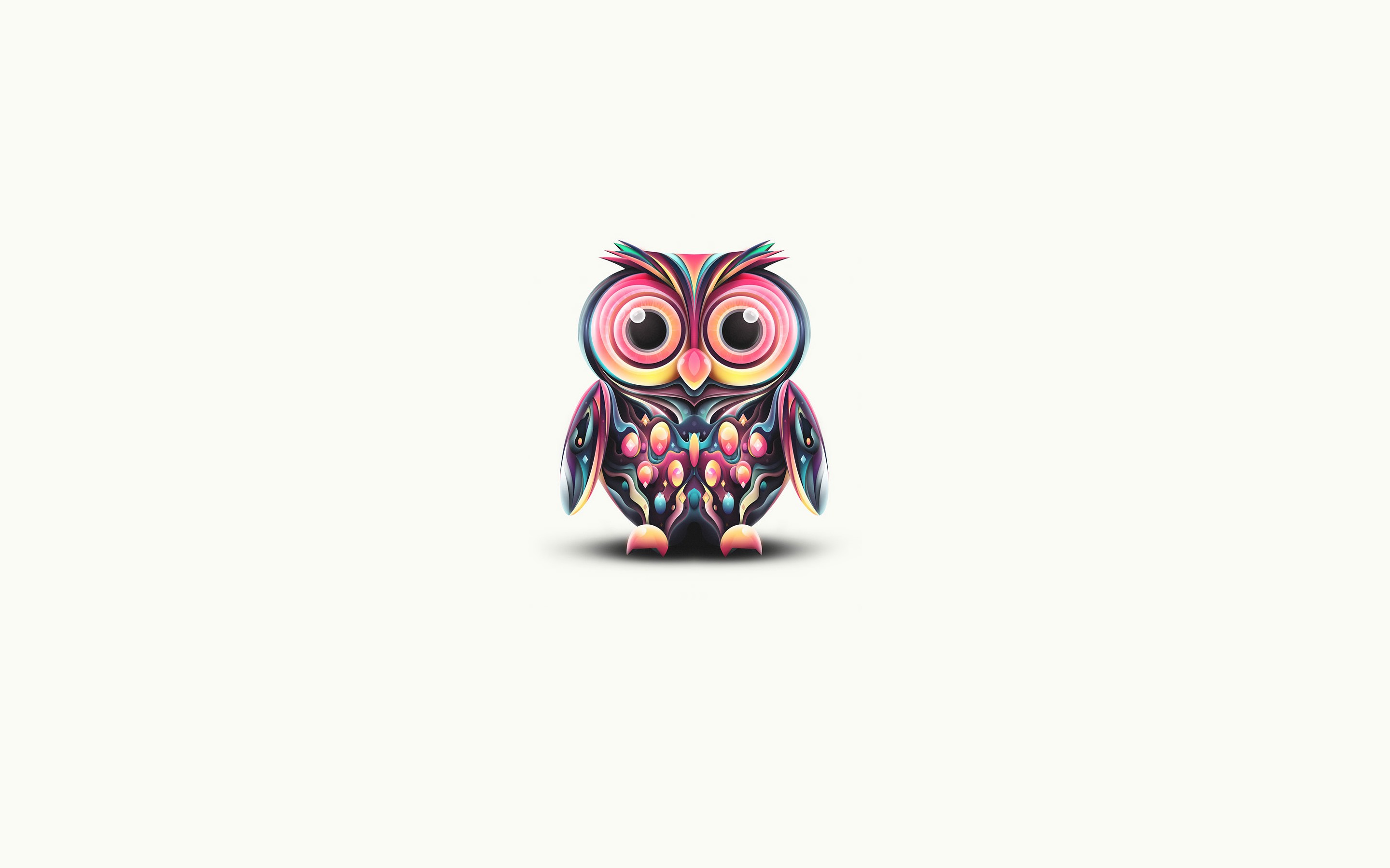 animals, Owl, Digital Art Wallpaper