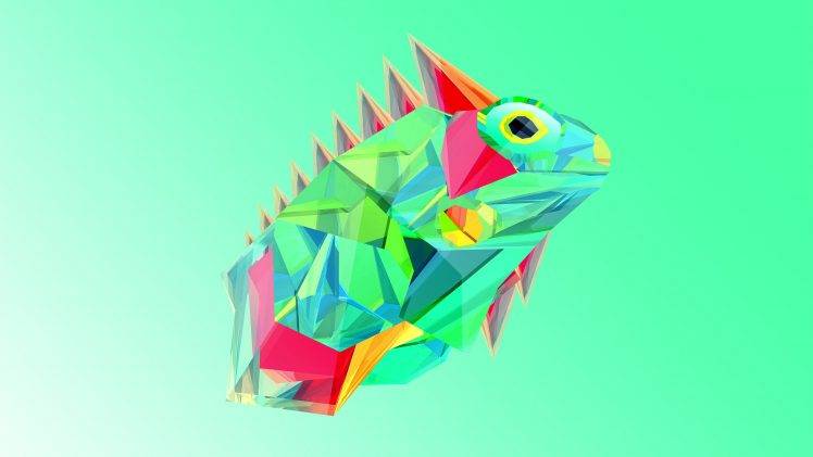 Facets, Animals, Fish, Digital Art, Justin Maller HD Wallpaper Desktop Background