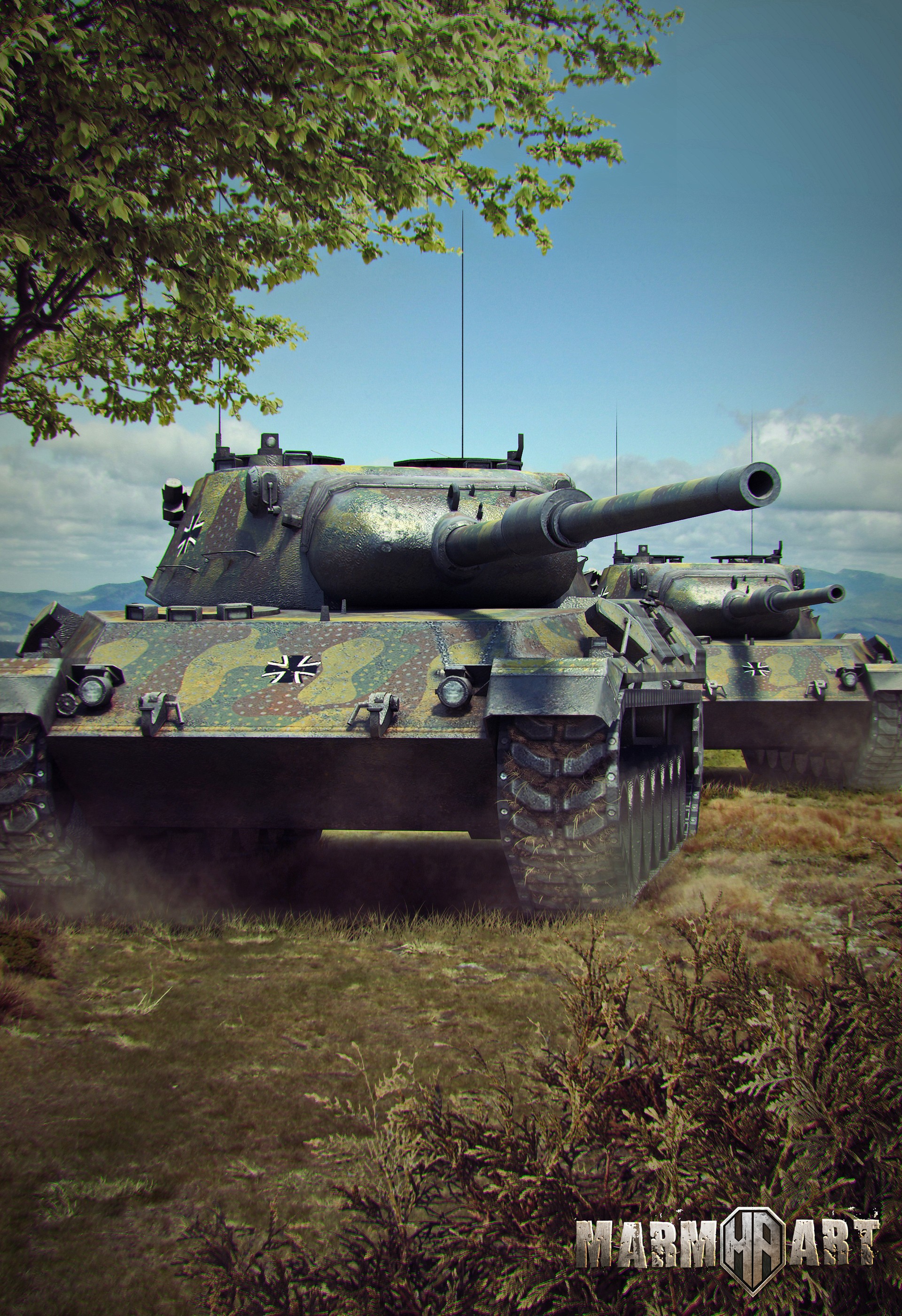 World Of Tanks, Wargaming, Video Games, Leopard 1 Wallpaper