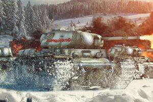 World Of Tanks, Wargaming, Video Games, KV 1