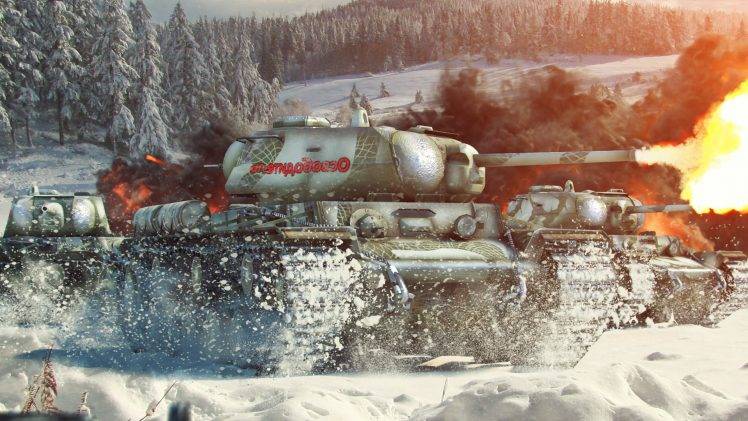 World Of Tanks, Wargaming, Video Games, KV 1 HD Wallpaper Desktop Background