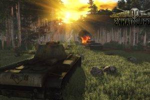 World Of Tanks, Wargaming, Video Games, Tiger I, KV 3, Forest