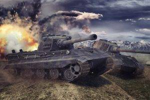 World Of Tanks, Wargaming, Video Games, Tiger II, E 75