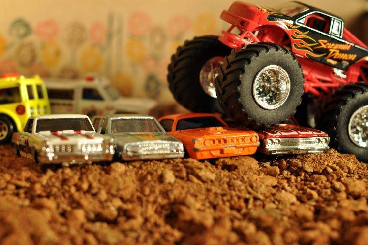 toys, Car, Monster Trucks HD Wallpaper Desktop Background