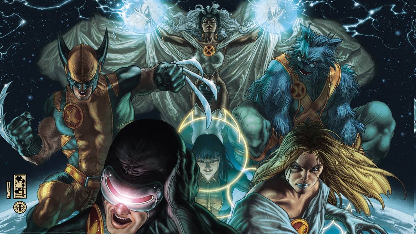 X Men, Marvel Comics, Wolverine, Cyclops, Storm (character), Beast (character) Wallpaper