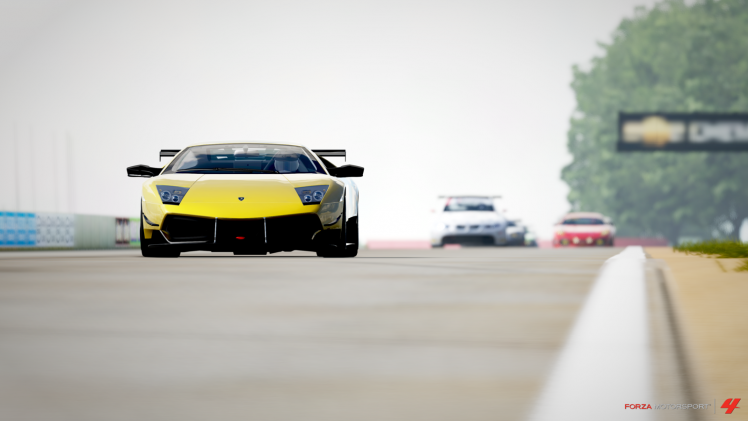 Lamborghini Murcielago, Race Tracks HD Wallpaper Desktop Background