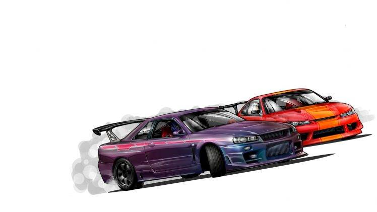 race Cars HD Wallpaper Desktop Background