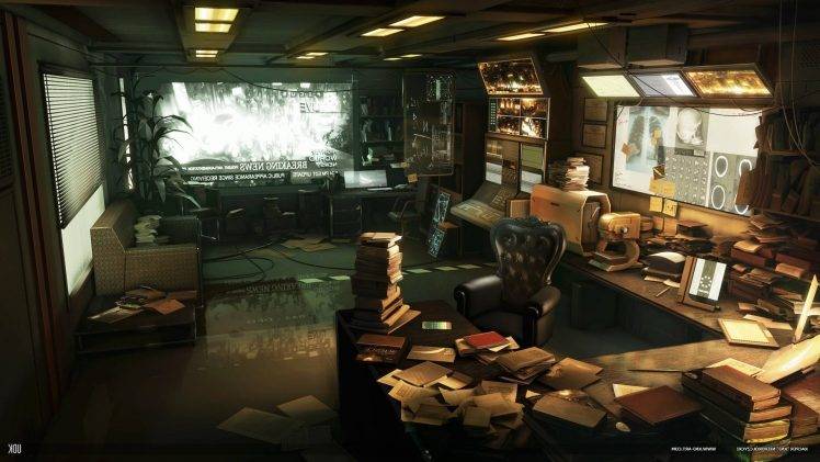 Deus Ex: Human Revolution, Artwork, Video Games HD Wallpaper Desktop Background