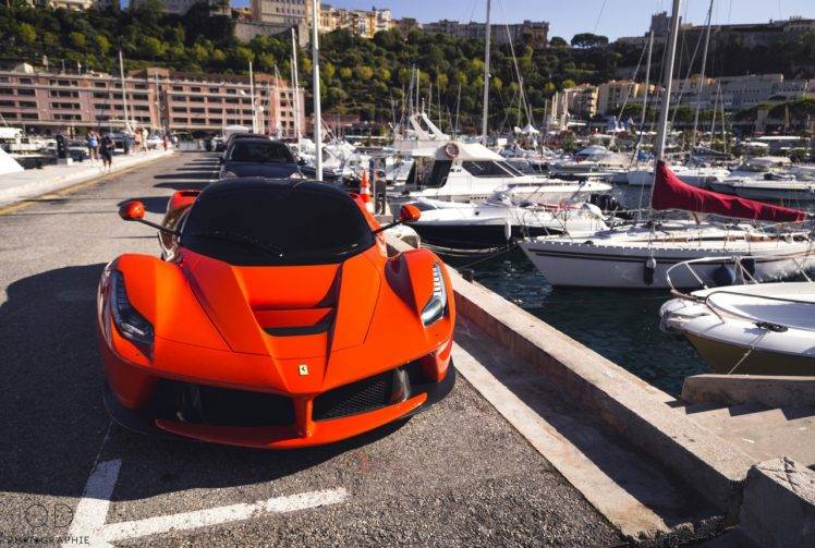 Ferrari, Car, Boat HD Wallpaper Desktop Background