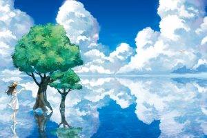 animation, Nature, Sky, Clouds, Water