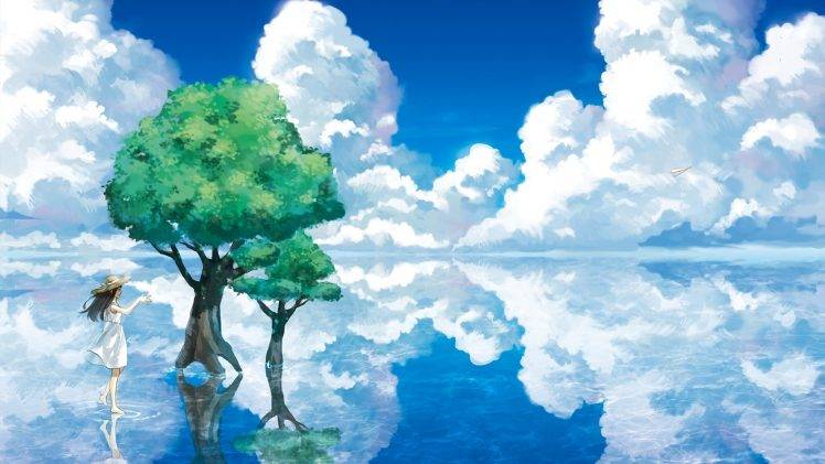 animation, Nature, Sky, Clouds, Water HD Wallpaper Desktop Background