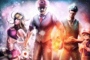 video Games, Super Mario, Luigi, Realistic, Princess Peach