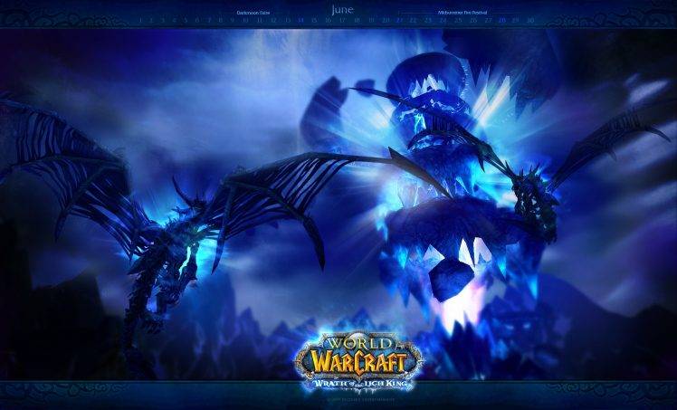World Of Warcraft: Wrath Of The Lich King, Dragon, Blue HD Wallpaper Desktop Background