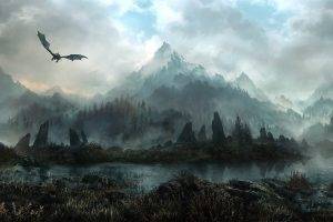 The Elder Scrolls V: Skyrim, Dragon, Mountain