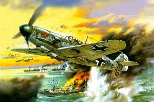 Messerschmitt, Messerschmitt Bf 109, World War II, Germany, Military Aircraft, Luftwaffe