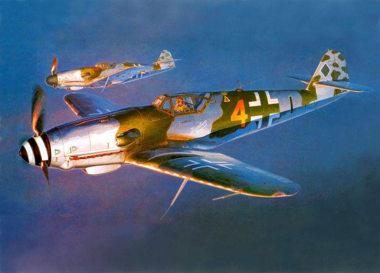 Messerschmitt, Messerschmitt Bf 109, World War II, Germany, Military, Aircraft, Military Aircraft, Luftwaffe, Airplane HD Wallpaper Desktop Background