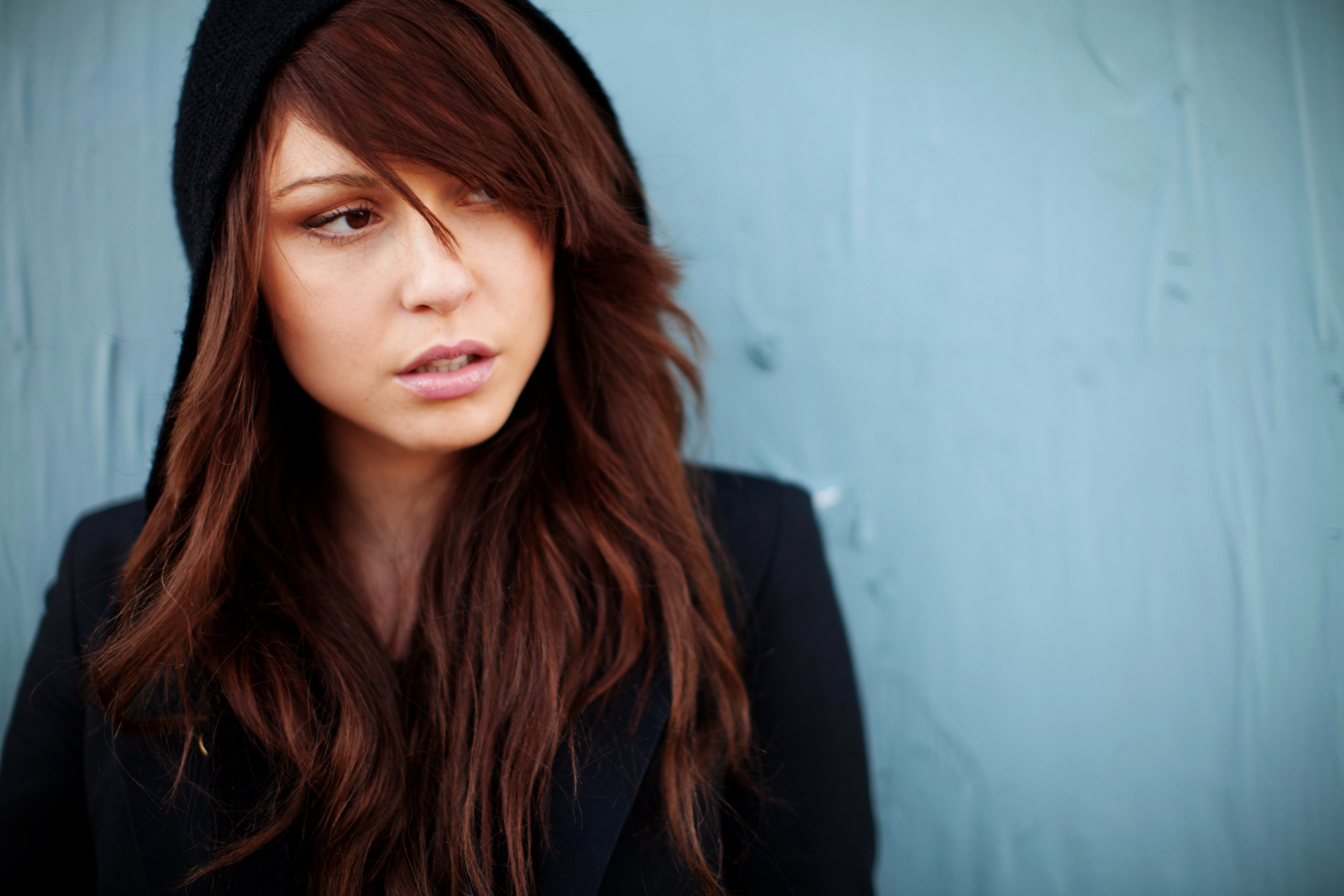 women, Lips, Face, Brunette Wallpaper