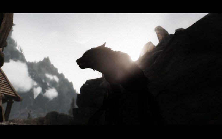 The Elder Scrolls V: Skyrim, Werewolves HD Wallpaper Desktop Background