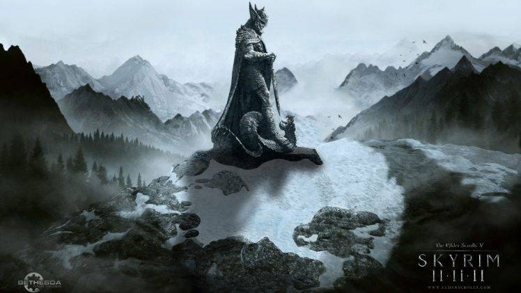 The Elder Scrolls V: Skyrim, Bethesda Softworks, Mountain HD Wallpaper Desktop Background