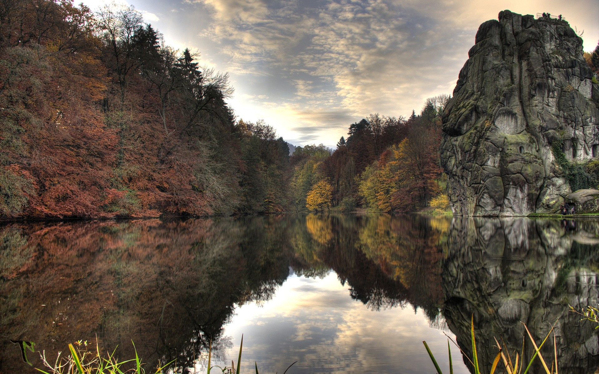 nature, Lake, Reflection, Landscape Wallpaper