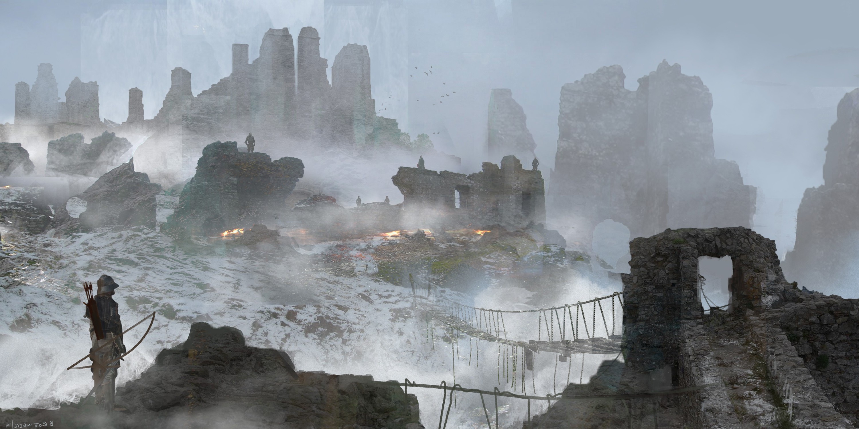 artwork, Landscape Wallpaper