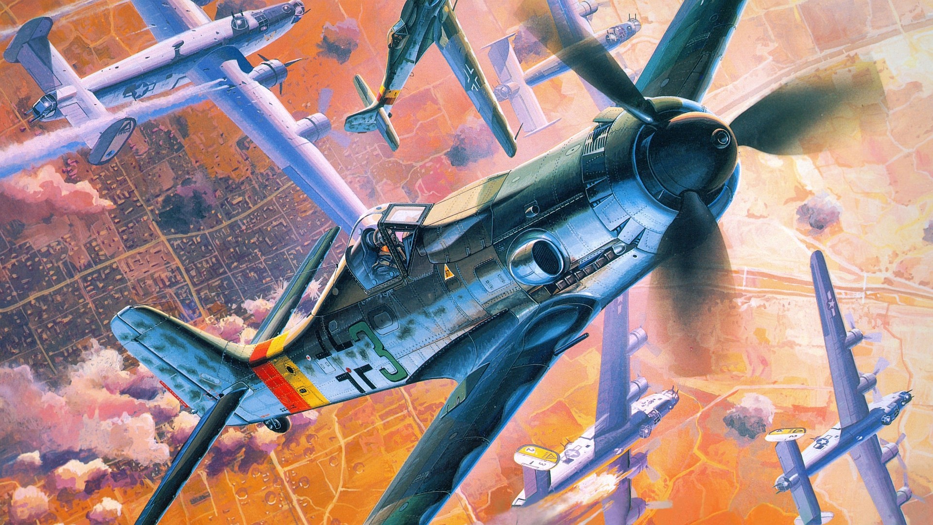 World War II, Fw 190, Focke Wulf, Luftwaffe, Germany, Military, Aircraft, Military Aircraft, Airplane Wallpaper