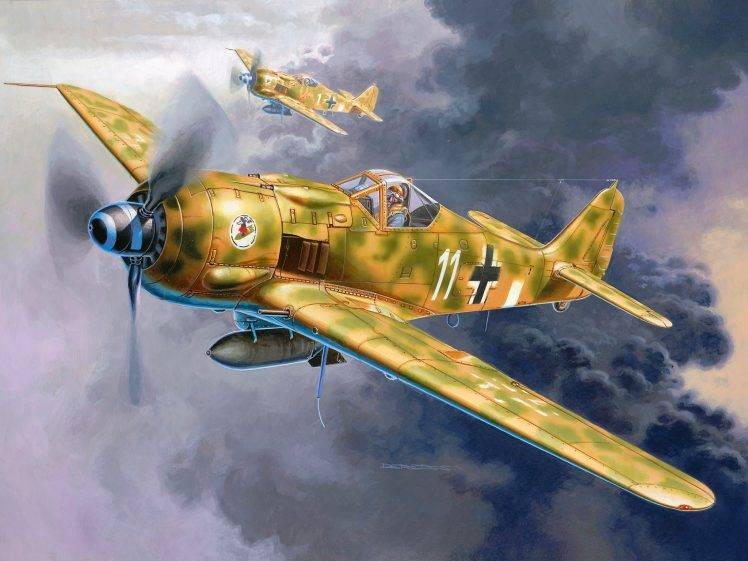 World War II, Fw 190, Focke Wulf, Luftwaffe, Germany, Military ...