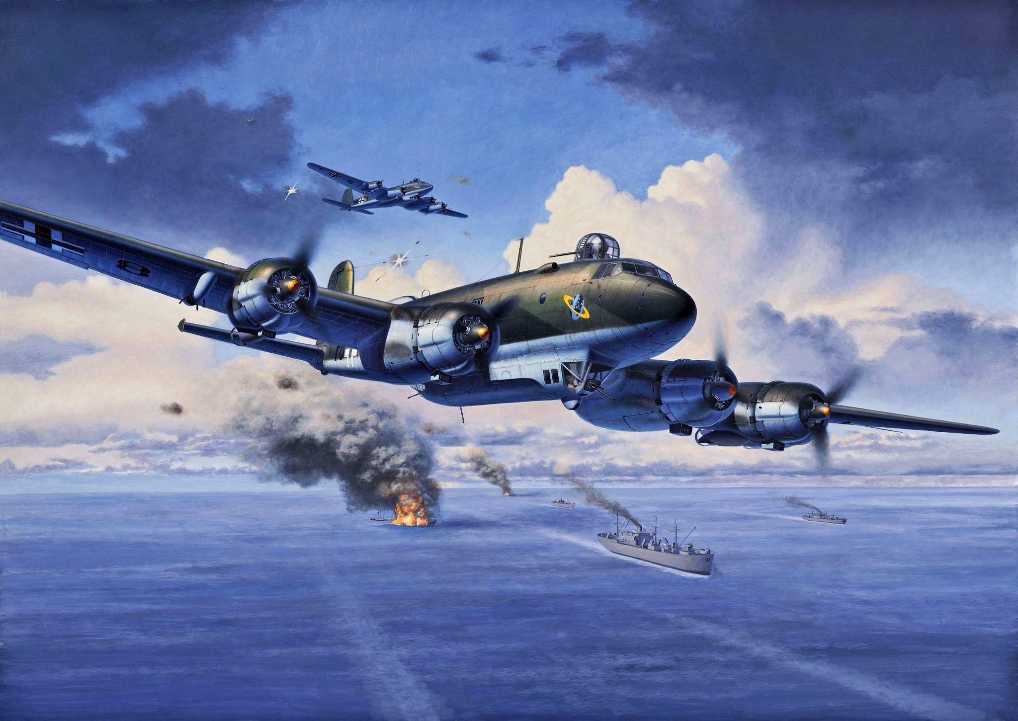 World War II, Airplane, Aircraft, Military, Military Aircraft, Luftwaffe, Germany Wallpaper
