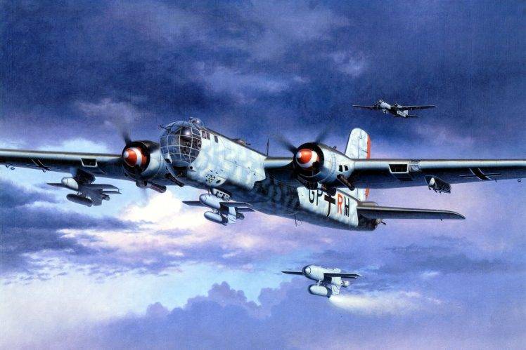 World War II, Aircraft, Military, Military Aircraft, Luftwaffe, Germany HD Wallpaper Desktop Background