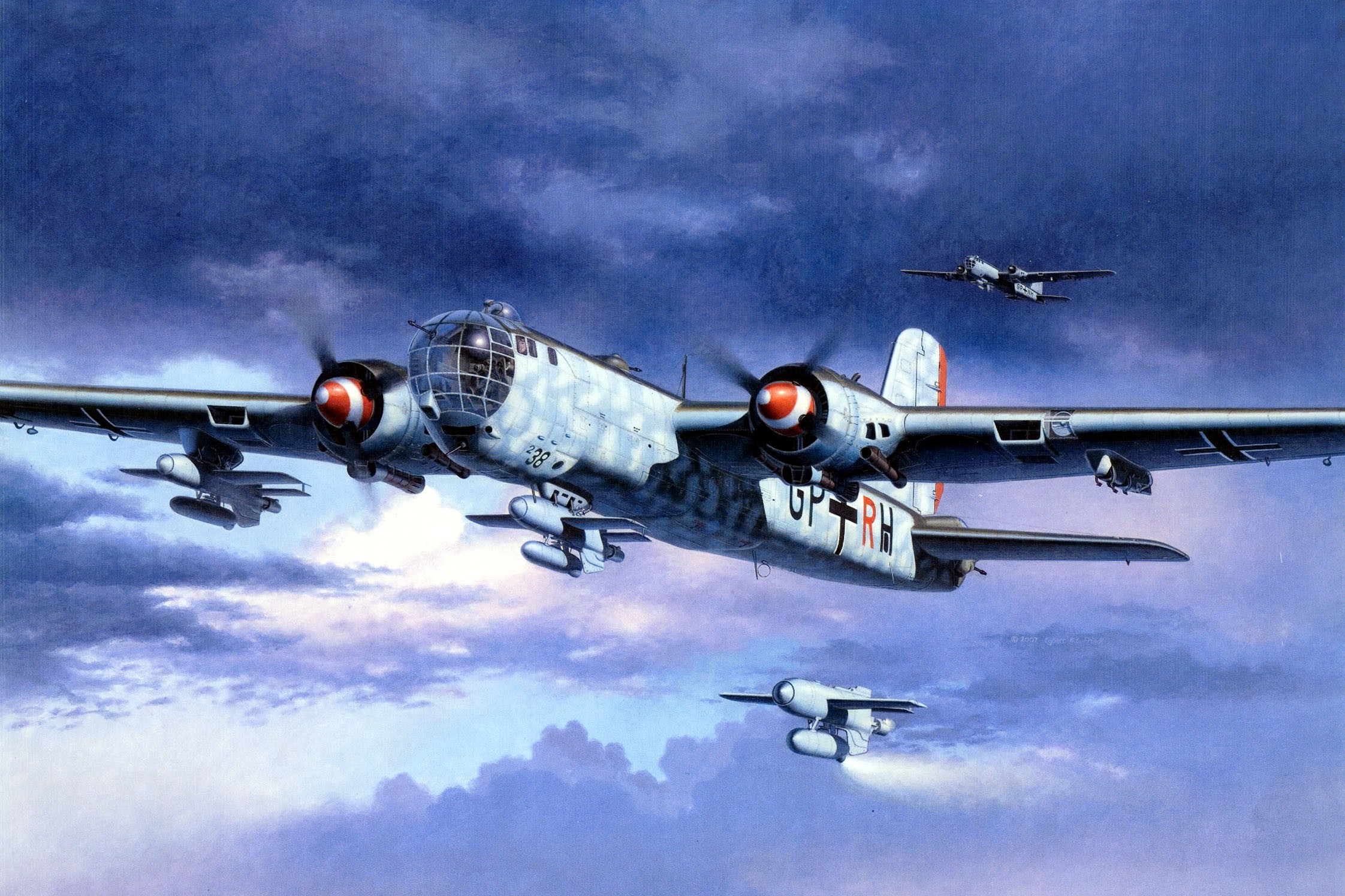 World War II, Aircraft, Military, Military Aircraft, Luftwaffe, Germany Wallpaper