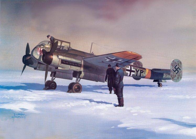 World War II, Airplane, Aircraft, Military, Military Aircraft, Luftwaffe, Germany HD Wallpaper Desktop Background