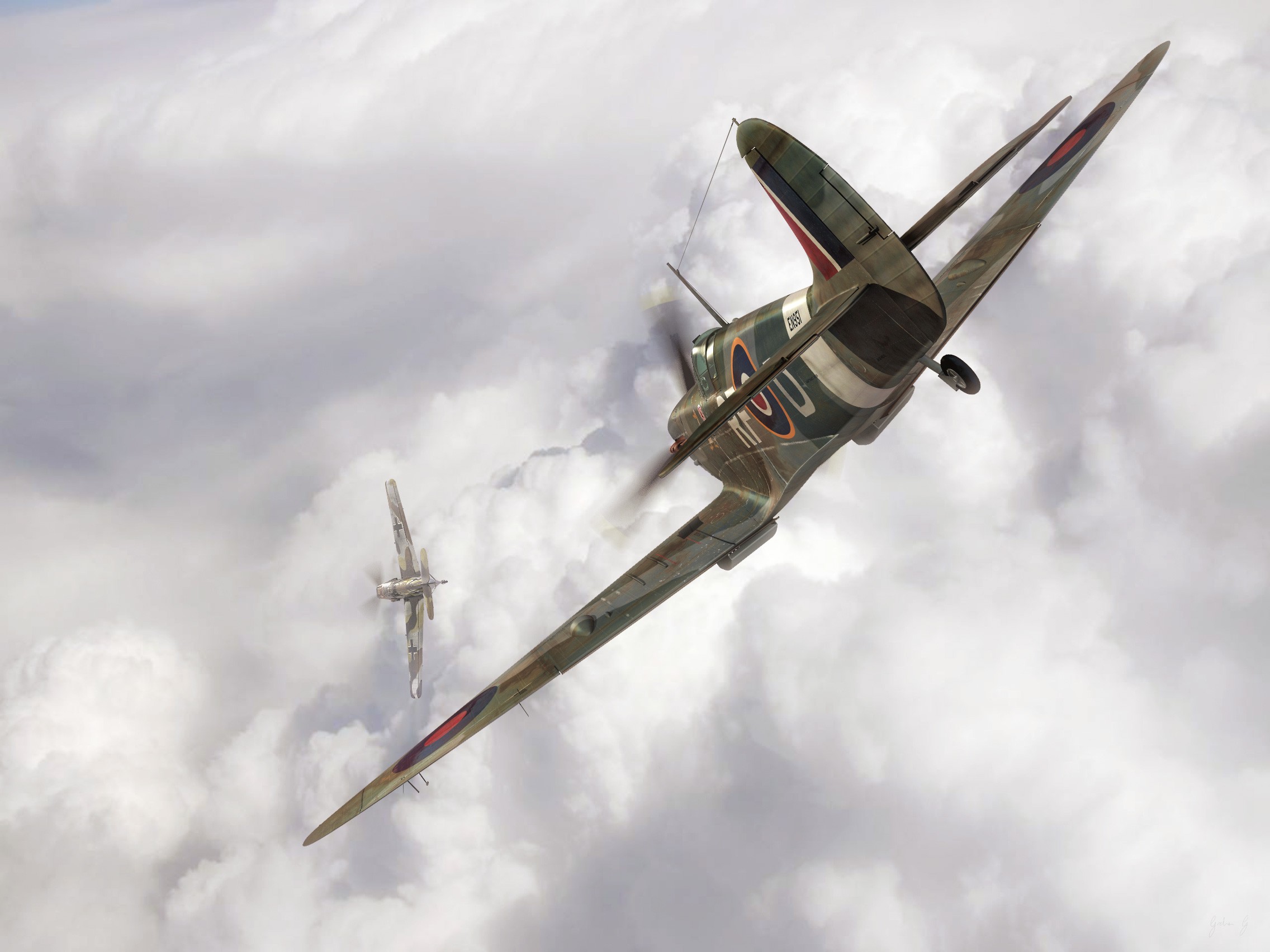 World War II, Military, Aircraft, Military Aircraft, Airplane, Spitfire, Supermarine Spitfire, Royal Airforce Wallpaper