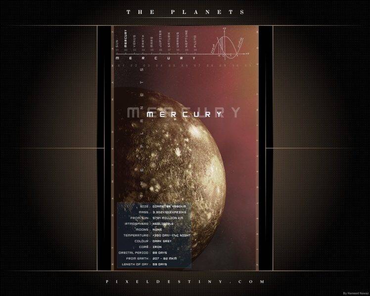 planet, Mercury HD Wallpaper Desktop Background