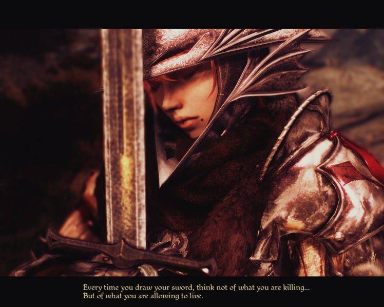 The Elder Scrolls V: Skyrim, Knights HD Wallpaper Desktop Background
