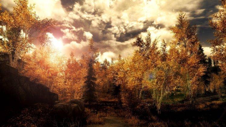 The Elder Scrolls V: Skyrim, Landscape HD Wallpaper Desktop Background