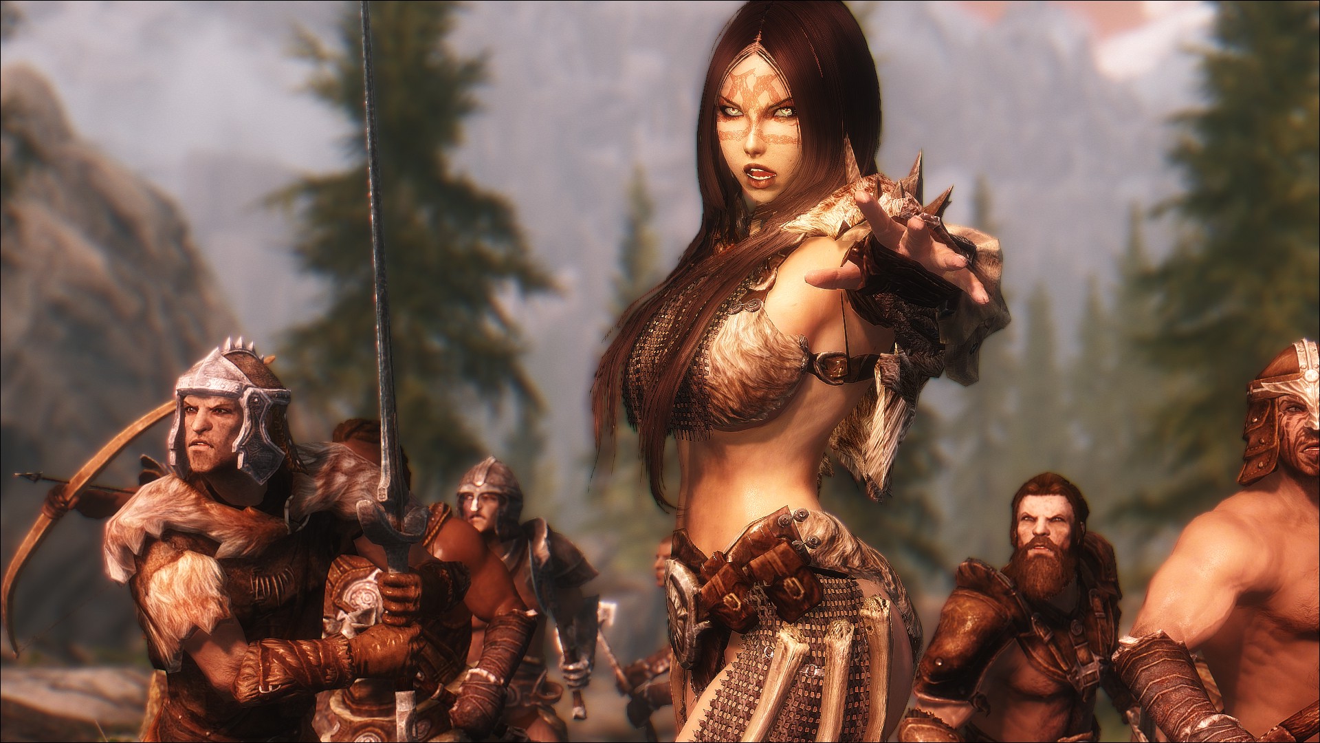 The Elder Scrolls V: Skyrim, Army, Women, Video Games Wallpaper