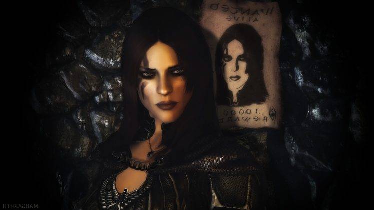 The Elder Scrolls V: Skyrim, Women, Thief, Wanted Posters HD Wallpaper Desktop Background