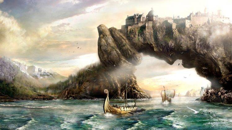 The Elder Scrolls V: Skyrim, Landscape, City HD Wallpaper Desktop Background