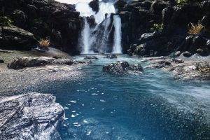 The Elder Scrolls V: Skyrim, River, Waterfall, Video Games