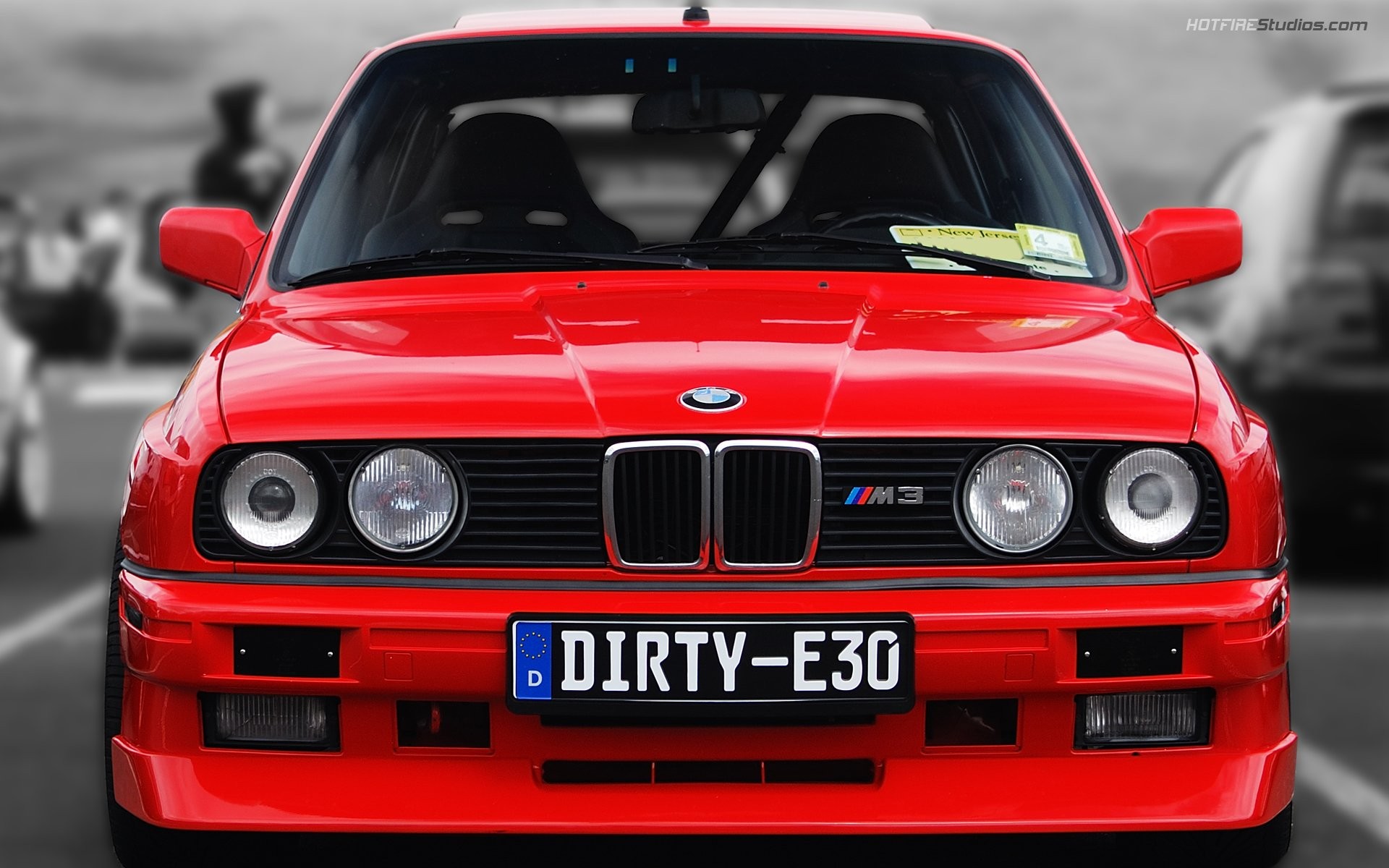 BMW, Red, Car Wallpaper