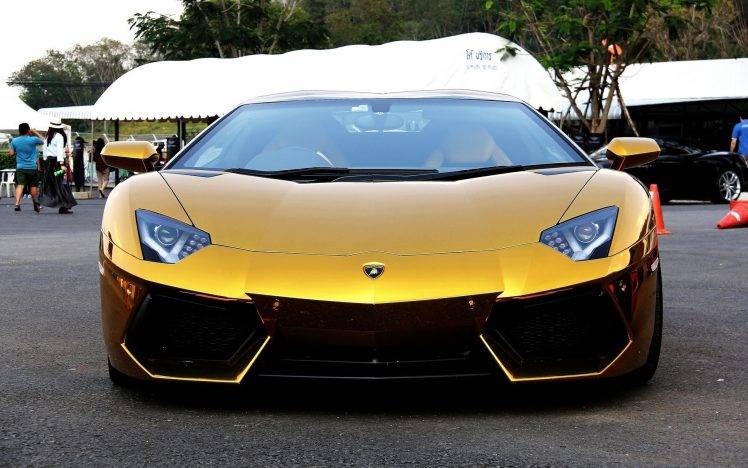 Lamborghini, Car, Gold, India HD Wallpaper Desktop Background