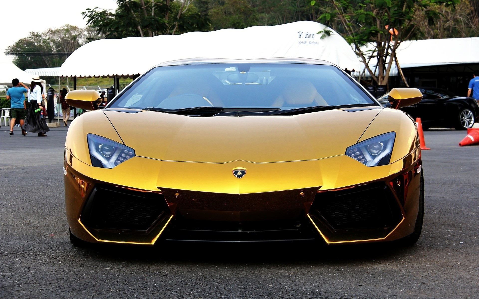 Lamborghini, Car, Gold, India Wallpaper